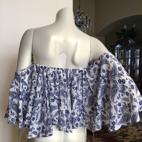 Surf Gypsy Off Shoulder Top. Size Small 👩🎤 - Picture 4 of 8